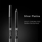 سایه چشم مدادی نقره ای ویولت  SILVER PLATINA