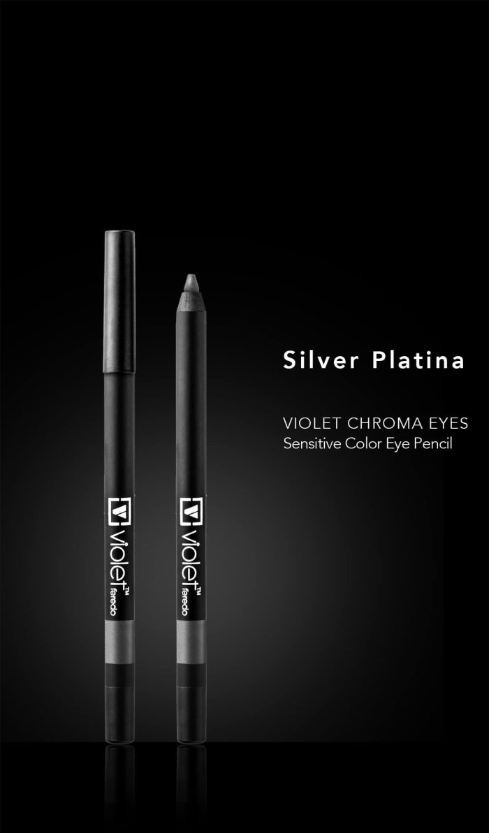 سایه چشم مدادی نقره ای ویولت  SILVER PLATINA - Image 2