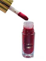 روغن لب شاین طلایی براق شماره 743 برند گلدن بل GOLDEN BELL LIP OIL 743 - تصویر 3