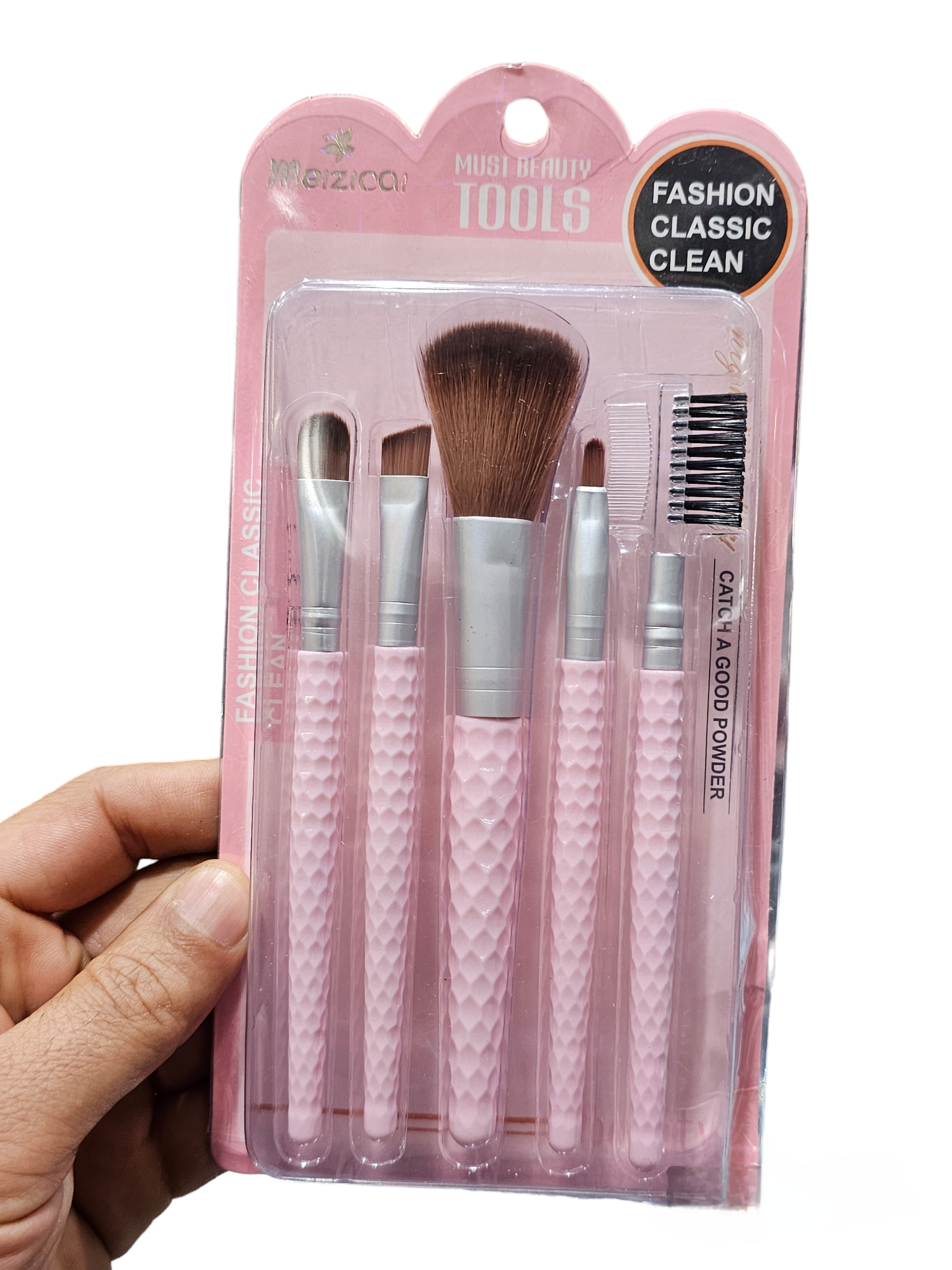 Photoroom-۲۰۲۴۰۲۱۵_۱۷۳۹۳۹ (1) ست برس گریم و آرایش بسته ۵عددی tools - Image 1