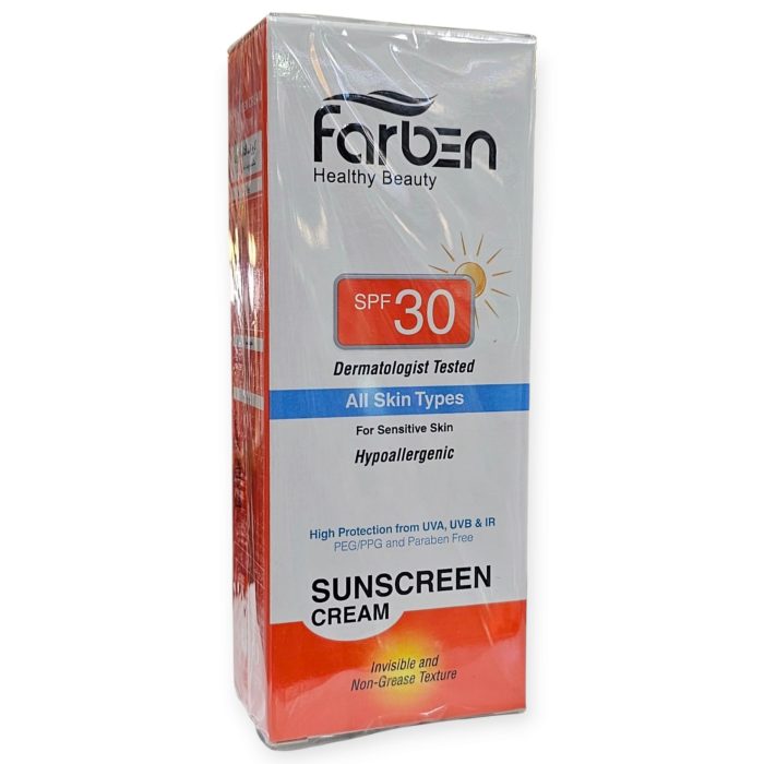 کرم ضدآفتاب spf30 فاربن حجم50میل - تصویر 4