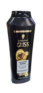 شامپو گلیس ultimate repair تقوریت مو GLISS برند SCHWARZKOPF حجم500میلی لیتر