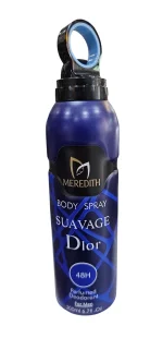 اسپری خوشبو کننده بدن ساواج دیور برند مریدیت Sauvage Dior حجم ۲۰۰میل