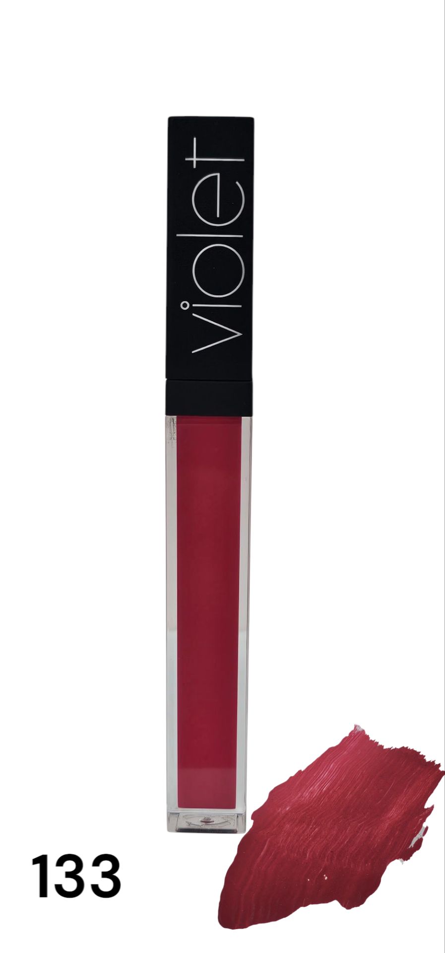 IMG_20250418_200237_920 رژ لب مایع برند ویولت شماره 133- LIP GLOSE WATERPROOF VIOLET133 - تصویر 1