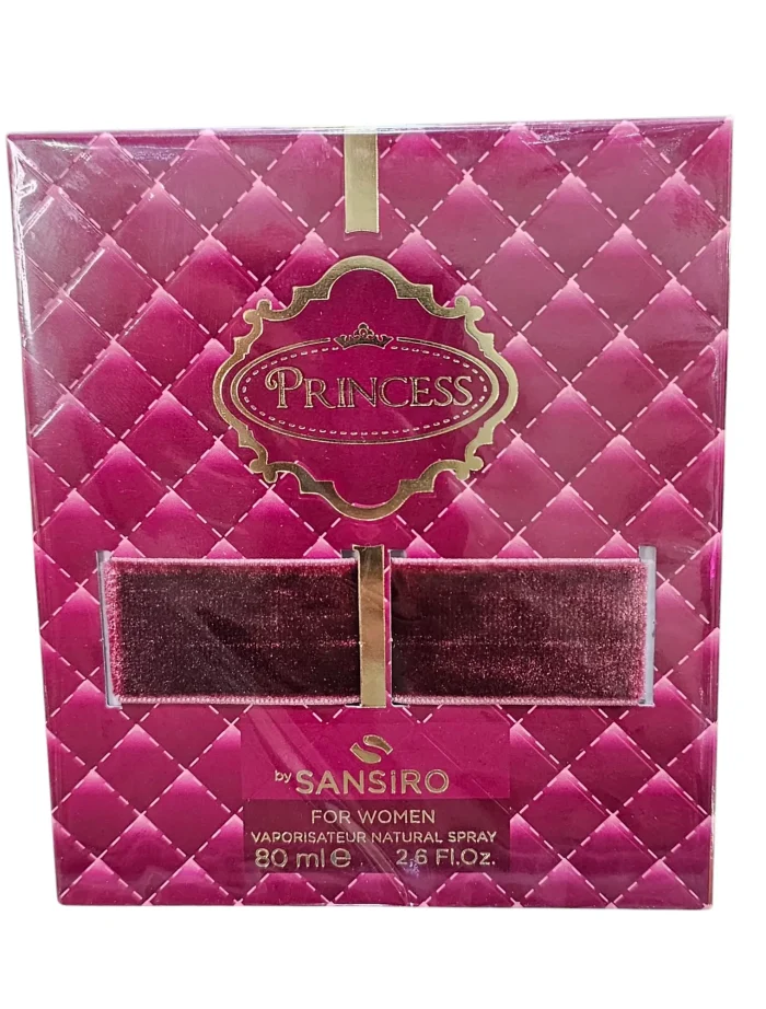ادکلن زنانه پرنسیس برند سنسیرو حجم ۸۰ میلی لیتر princess sansiro - Image 2