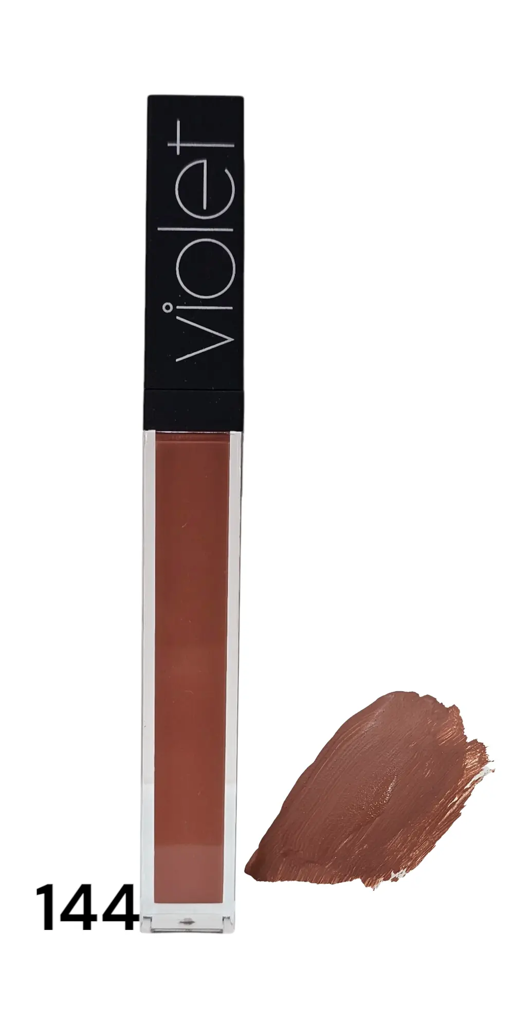 ۲۰۲۵۰۴۱۸_۲۱۱۲۳۱ رژ لب مایع برند ویولت شماره 144- LIP GLOSE WATERPROOF VIOLET144 - تصویر 1