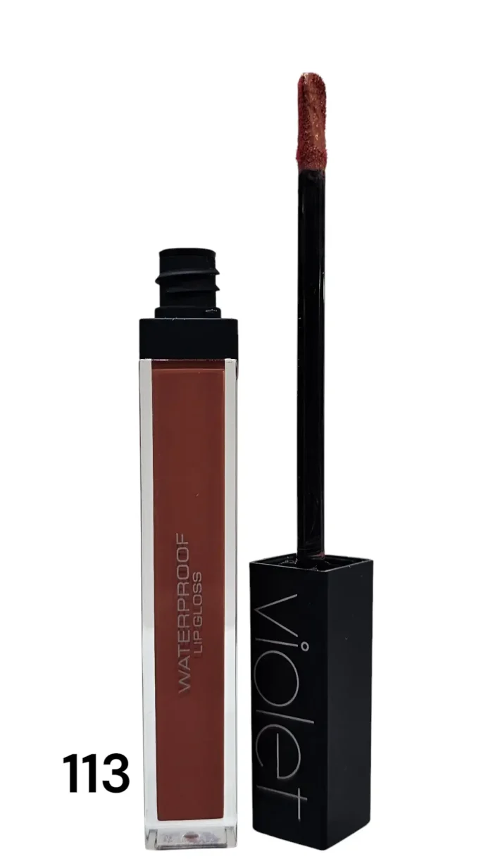 رژ لب مایع برند ویولت شماره 113- LIP GLOSE WATERPROOF VIOLET113 - Image 3