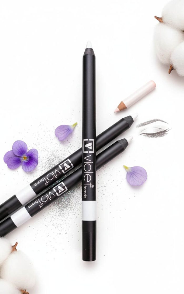 مداد چشم سفید برند ویولت- WHITE PARTY  violet chroma eyes - تصویر 2