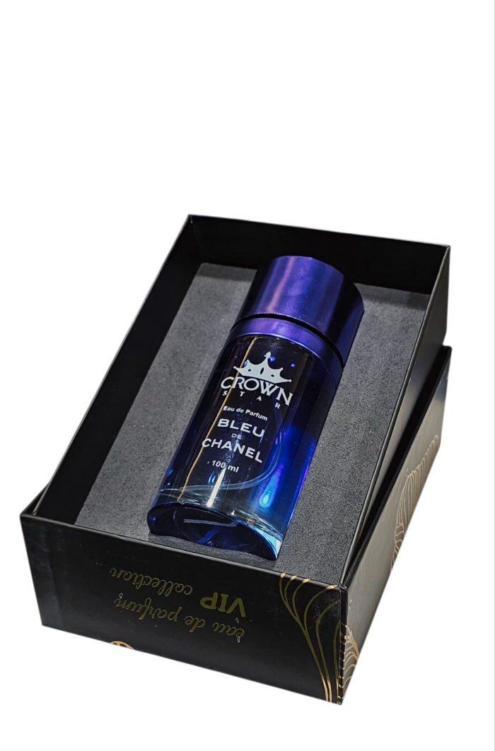 ادکلن مردانه بلو شنل برند کراون استار مدلVIP حجم100میلی لیتر-CROWN STAR BLEU DE CHANEL VIP - Image 2