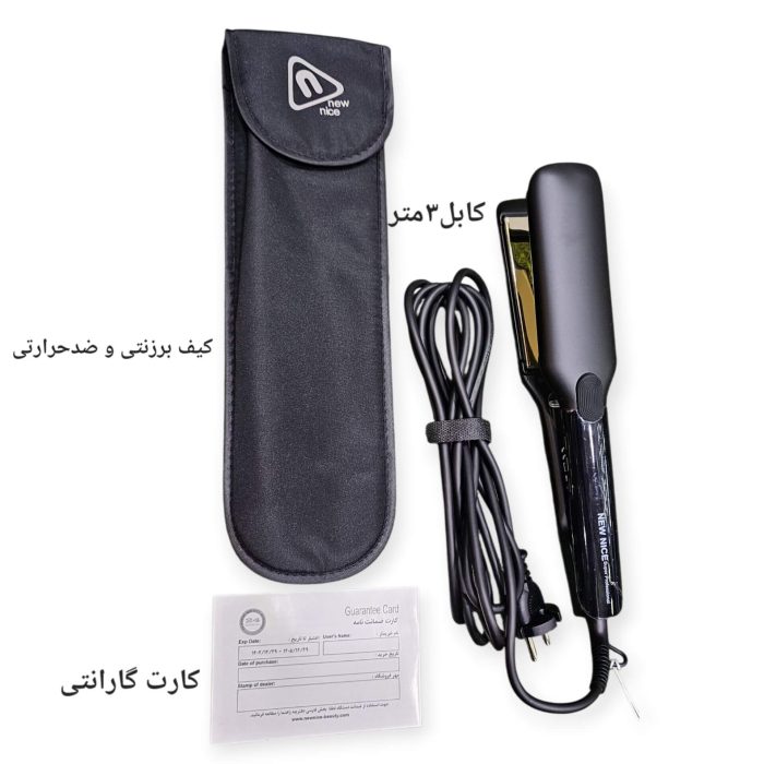 اتو مو حرفه‌ای نیونایس NEW NICE مدل NW-2525 - Image 2
