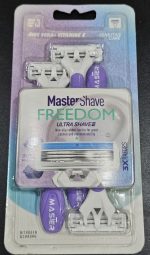 ژیلت اصلاح بانوان سه تیغ بسته۳عددی برند Master shave مدلFREEDOM