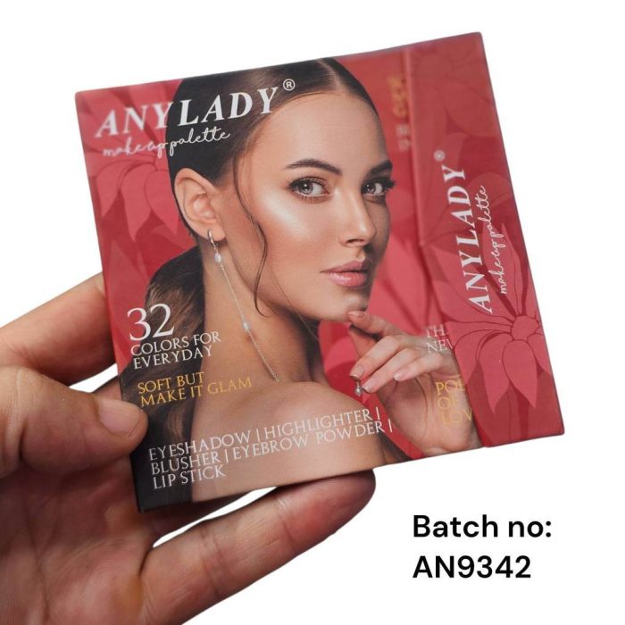 پالت آرایشی کتابی آنالیدی ANYLADY | ۳۲ رنگ9342 - تصویر 2